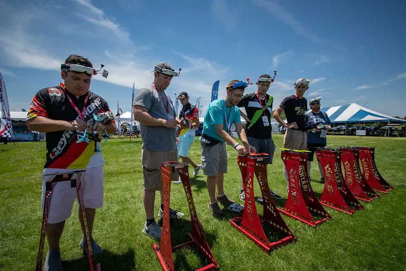 There are a lot of FPV drone races organized under the MultiGP banner.