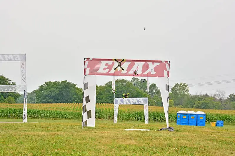 Gates are essential in all FPV races.