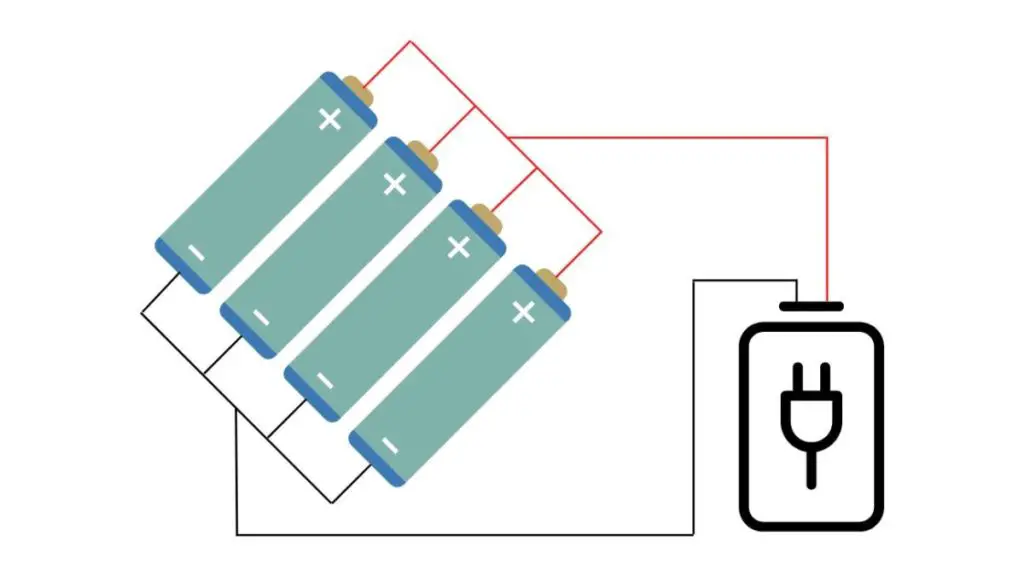 Illustration of the parallel charging circuit.